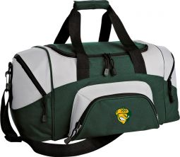 Small Colorblock Sport Duffel, Hunter/Grey